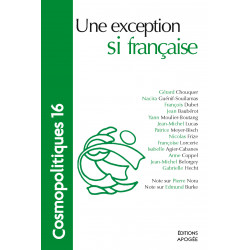 Cosmopolitiques n° 16 - Une exception si française