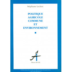 Politique agricole commune et environnement